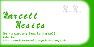 marcell mesits business card